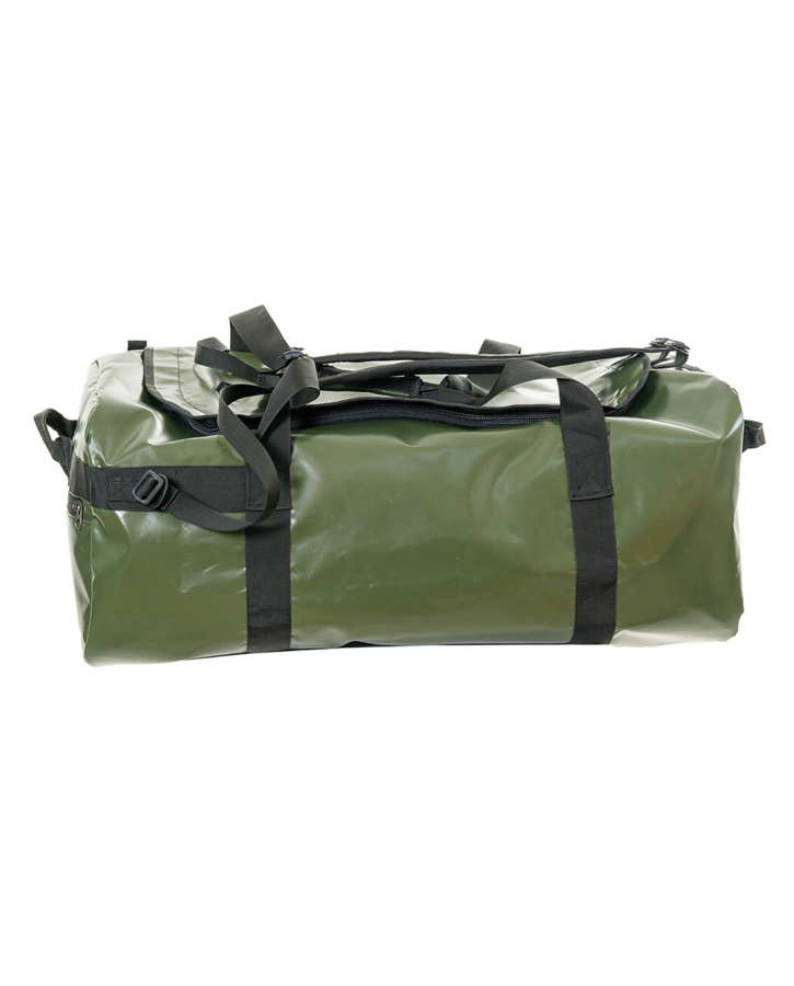 Экспедиционный баул 100 л хаки/черные лямки