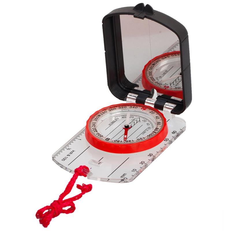 Компас для ориентирования с зеркалом