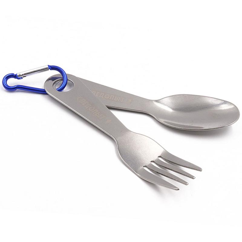 Набор Следопыт столовых приборов на карабине ложка вилка