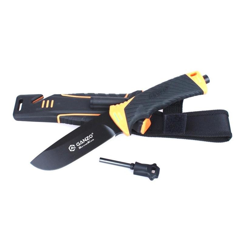 Нож Ganzo G8012-OR огниво точилка стропорез