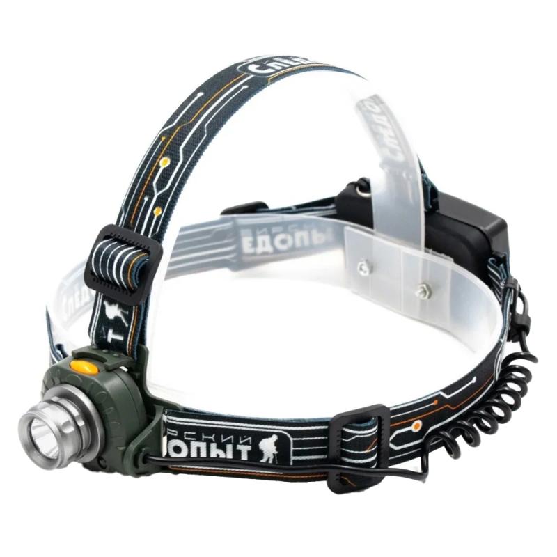 Фонарь налобный Сибирский Следопыт, Луч-М, 1 LED, аккум