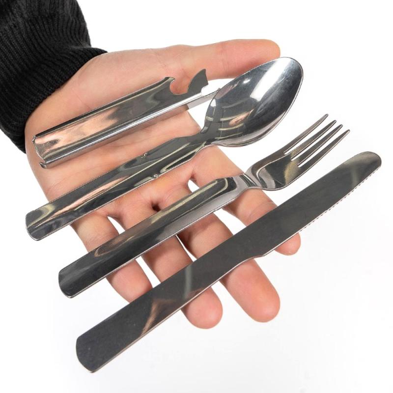 Столовый набор, 4 предмета, сталь