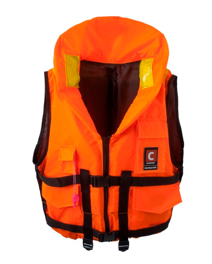 Жилет спасательный Comfort Navigator 100 кг оранжевый