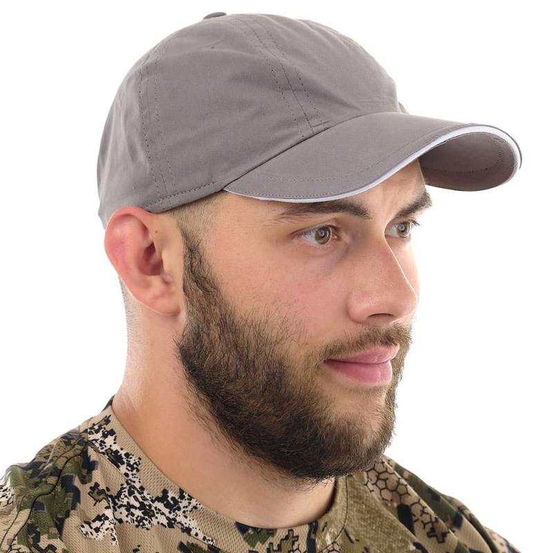 Бейсболка Элит-барьер, светло-серый