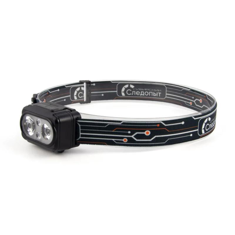 Фонарь налобный Сибирский Следопыт Pulsar 2 LED+2 LED SMD