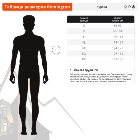 Куртка Remington Versatile black/gray