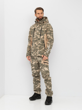 Костюм Huntsman Матрица смесовая светлый пиксель 