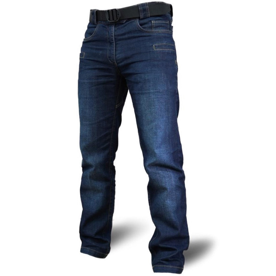 Брюки Helikon-Tex Greyman Tactical Jeans Denim Mid dark blue (4XL/R) 