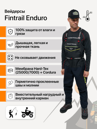 Вейдерсы Finntrail Enduro 1539 Graphite