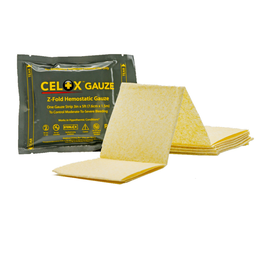 Z-образная гемостатическая марля Celox, Green