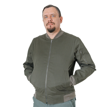 Куртка-бомбер Кодар, хаки