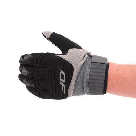 Перчатки DragonFly Enduro серо-черный