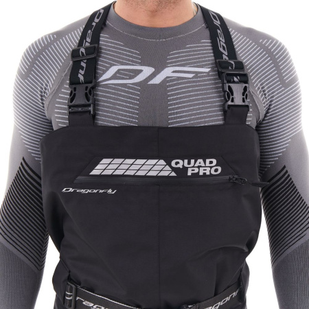 Вейдерсы Dragonfly QUAD PRO black 2023 мембранные