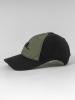 Бейсболка Helikon Logo, PolyCotton Ripstop, Black/Olive Green