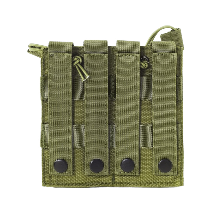 Подсумок без клапана двойной 15х15х3,5 см olive