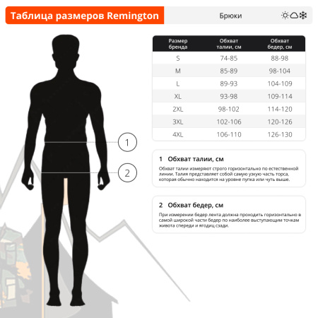 Брюки тактические Remington Denim черный