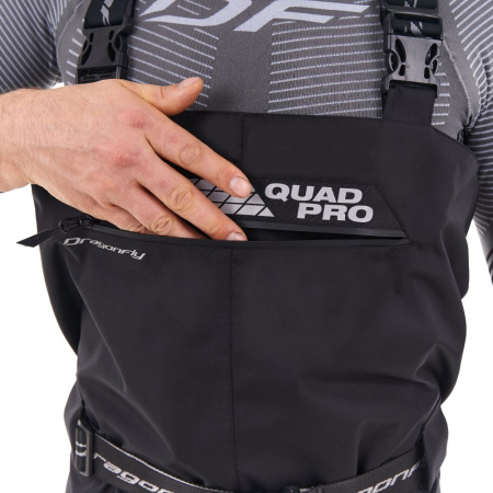 Вейдерсы Dragonfly QUAD PRO black 2023 мембранные