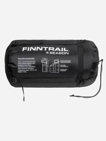 Спальный мешок Finntrail 4Seasons 1030 red (от+5 до-15)