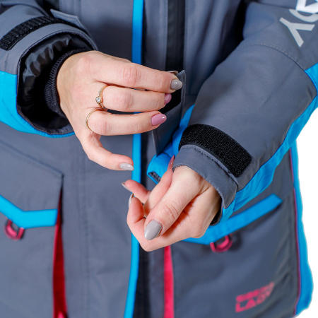 Костюм Huntsman Siberia Lady breathable до -35°С серый/голубой женский