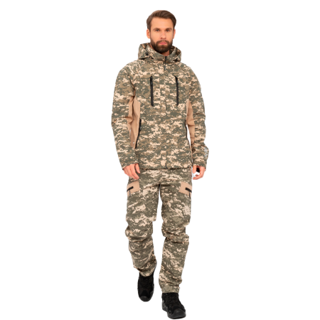 Костюм Huntsman Матрица смесовая светлый пиксель 