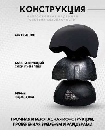 Шлем SKIFREE S1 черный