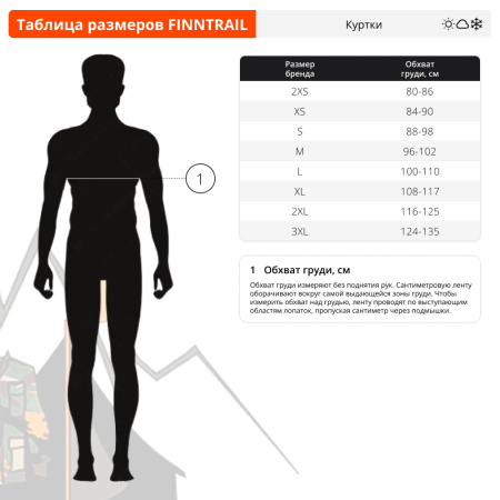 Куртка Finntrail Coaster 4023 khaki (S, M)