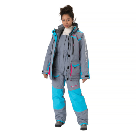 Костюм Huntsman Siberia Lady breathable до -35°С серый/голубой женский