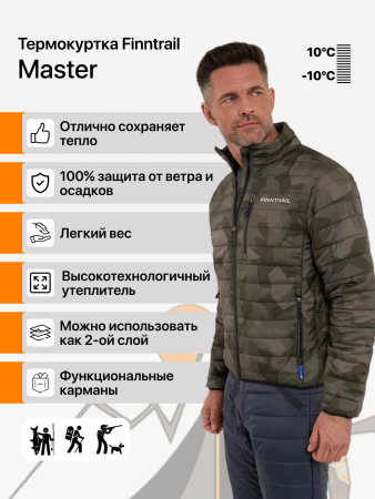 Термокуртка Finntrail Master 1503 CamoShadowGreen