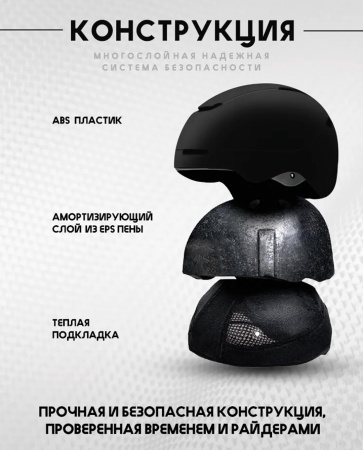 Шлем SKIFREE S2 черный