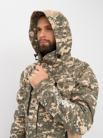 Костюм Huntsman Матрица смесовая светлый пиксель 