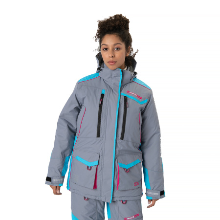 Костюм Huntsman Siberia Lady breathable до -35°С серый/голубой женский