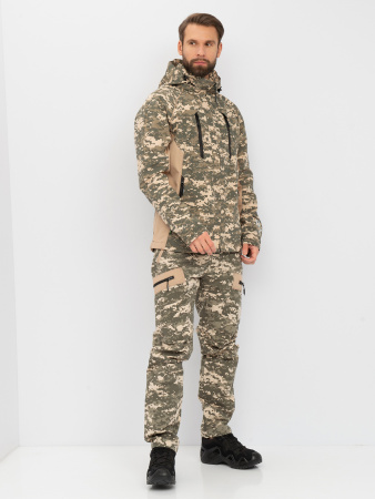 Костюм Huntsman Матрица смесовая светлый пиксель 