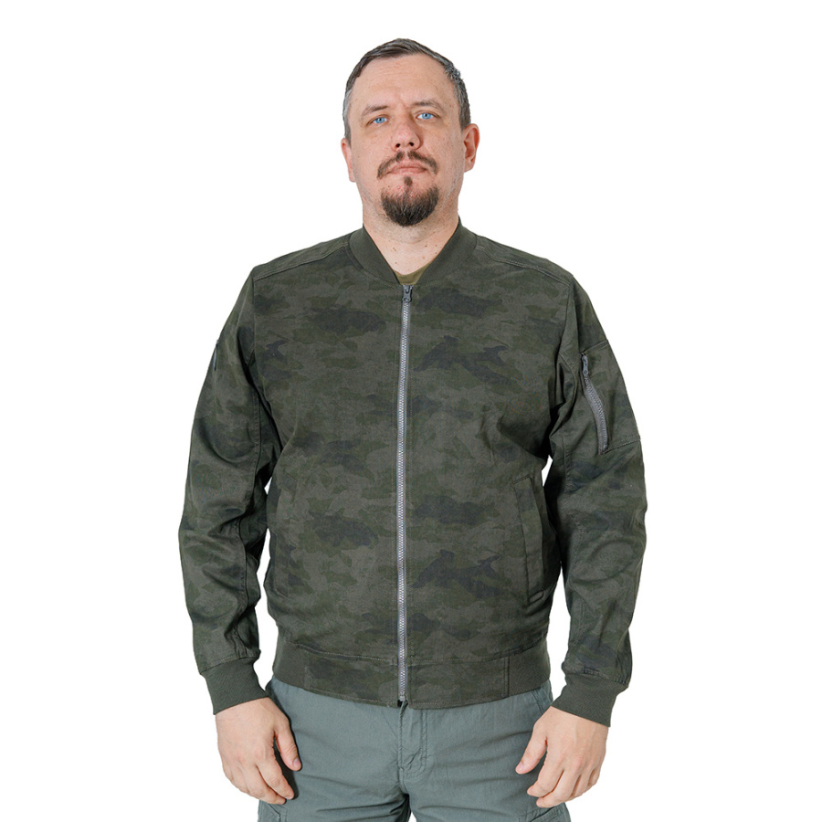 Куртка-бомбер Rosomaha Кодар темно-зеленый камуфляж