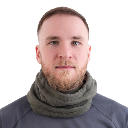 Баф с утяжкой флис олива