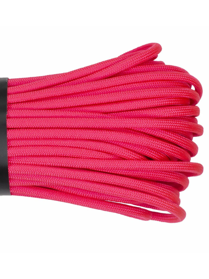 Веревка паракорд Cord 550 нейлон 30 м neon pink