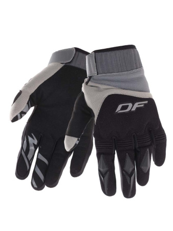 Перчатки DragonFly Enduro серо-черный