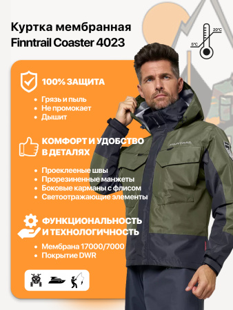Куртка Finntrail Coaster 4023 khaki