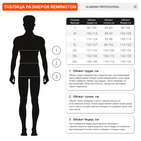 Костюм Remington Alabama Professional figure