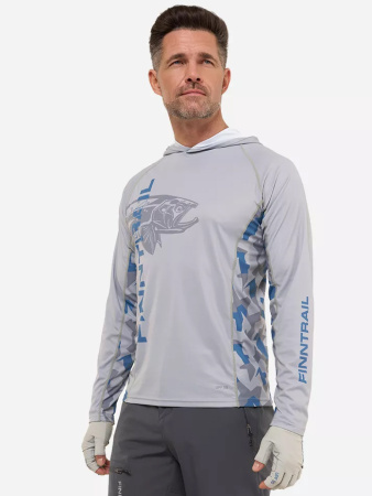 Лонгслив Finntrail Wave Big Fish 6609 Grey