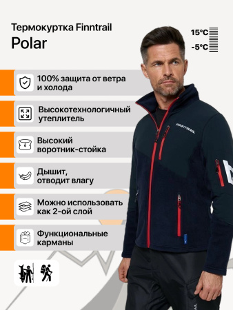 Термокуртка Finntrail Polar 1391 черный 